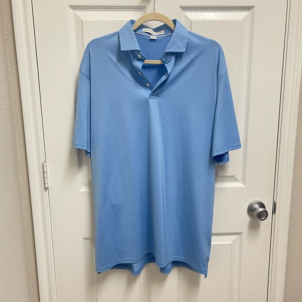 Holderness & Bourne Blue Polo
